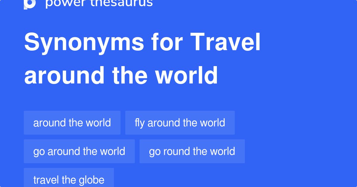 travel synonym definition