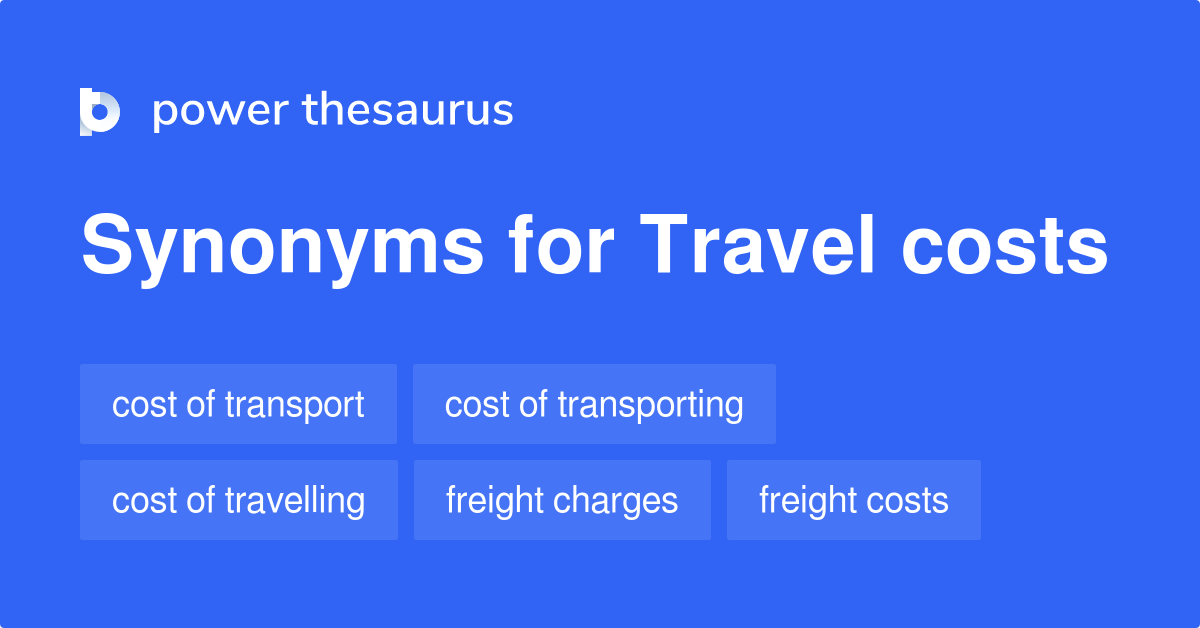 travel costs words