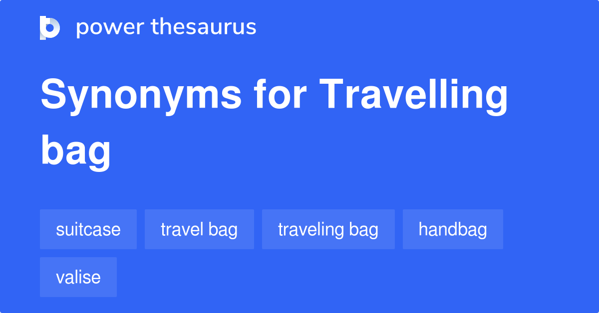 travel bag money synonyms