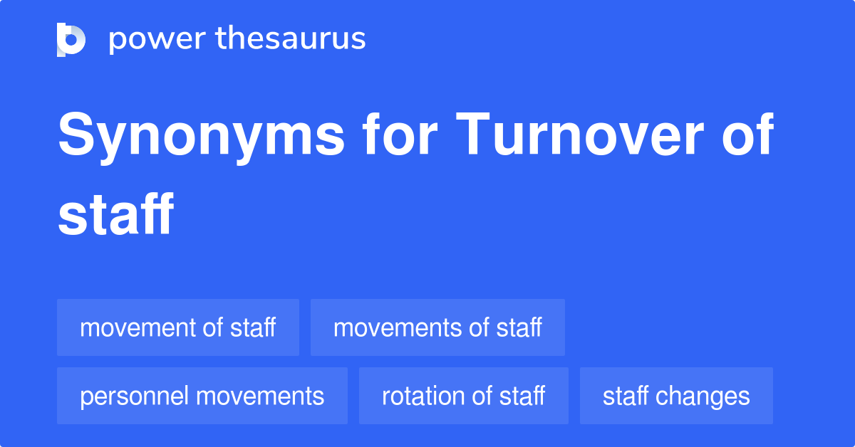 turnover staff meaning
