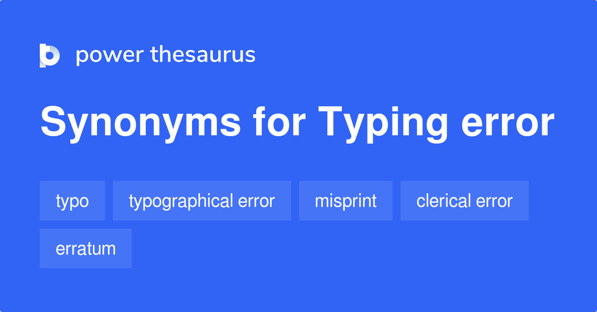 Typing typo deals