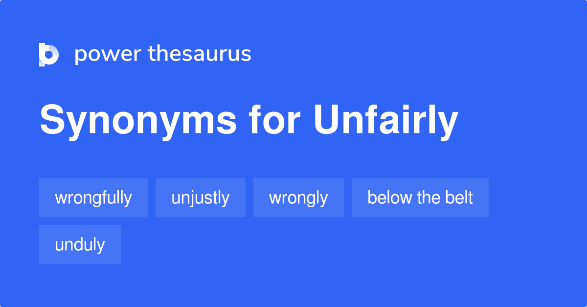unfairly gifted synonym