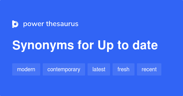 keep up to date synonym