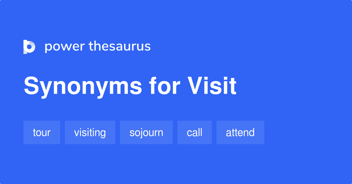 visits from synonym
