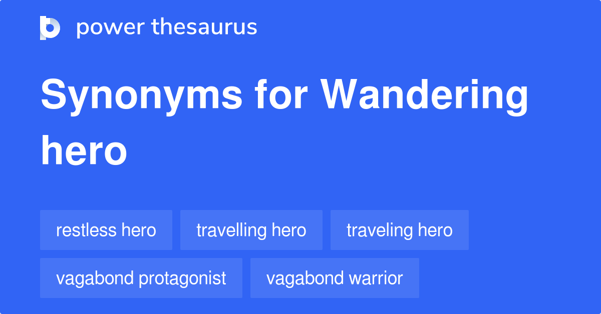 synonyms of wandering man