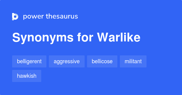 synonym for warlike