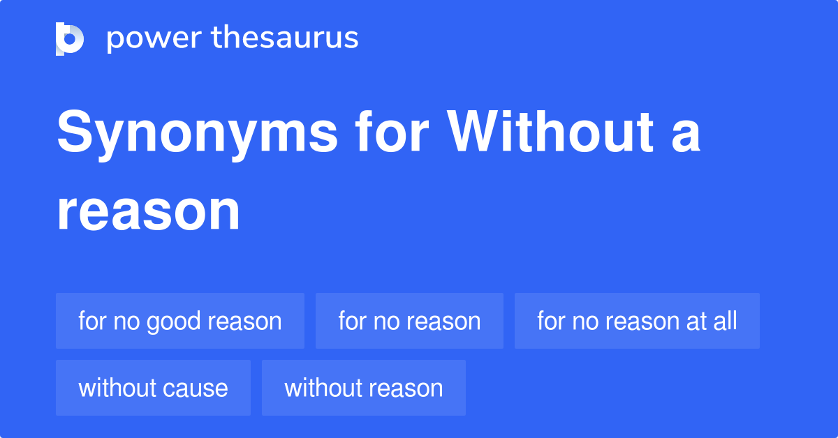 Main Reason Synonyms In English